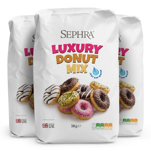 Sephra Donut Mix 12Kg Case - 4 x 3kg bags
